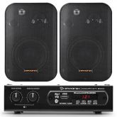 Kit Amplificador COMPACT 200 + Caixa Ambience Line MSB406W